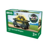 BRIO World Goldwaggon mit Licht, Spielfahrzeug 