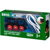 BRIO World Schwarze Akku-Lok mit Micro-USB, Spielfahrzeug schwarz