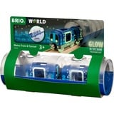 BRIO World Tunnel Box U-Bahn Glow in the Dark, Spielfahrzeug blau