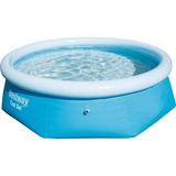 Bestway Fast Set Pool, Ø 244cm x 66cm, Schwimmbad blau/hellblau
