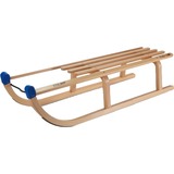 Holzschlitten Davos 100 cm holz/blau