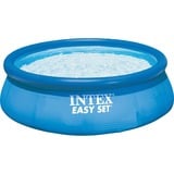 Intex Easy Set Pools 128132GN, Ø 366 x 76 cm, Schwimmbad hellblau/dunkelblau, mit Kartuschenfilteranlage ECO 604G