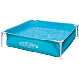 Intex Frame Pool Mini, 122 x 122 x 30cm, Schwimmbad blau