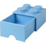 Room Copenhagen LEGO Brick Drawer 4 hellblau, Aufbewahrungsbox hellblau