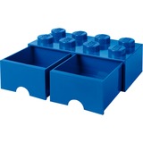 Room Copenhagen LEGO Brick Drawer 8 blau, Aufbewahrungsbox blau