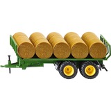 SIKU 2891 FARMER Rundballenahänger, Modellfahrzeug grün/goldgelb