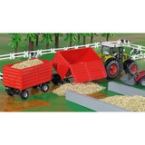 SIKU 2898 FARMER Zwei-Achs-Anhänger, Modellfahrzeug rot