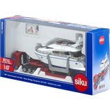 SIKU SUPER Schwertransport mit Yacht, Modellfahrzeug rot/weiß
