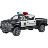 bruder 02505 RAM 2500 Polizei Pickup , Modellfahrzeug schwarz/weiß, Inkl. Polizist
