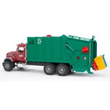 bruder 02812 MACK Granite Müll-LKW, Modellfahrzeug grün/rot