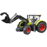 bruder 03013 Claas Axion 950 mit Frontlader, Modellfahrzeug hellgrün/schwarz