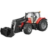 bruder 03047 Massey Ferguson 7624 mit Frontlader, Modellfahrzeug 