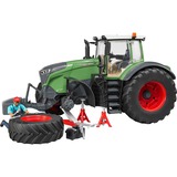 bruder 04041 Fendt 1050 Vario, Modellfahrzeug mit Mechaniker und Werkstattausstattung