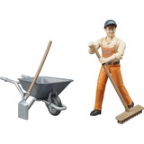 bruder 62130 Figurenset Kommunalarbeiter, Spielfigur 