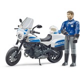 bruder 62731 bworld Scrambler Ducati Polizeimotorrad, Modellfahrzeug 