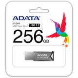 ADATA UV350 256 GB, USB-Stick silber/metall, USB-A 3.2 Gen 1, Retail