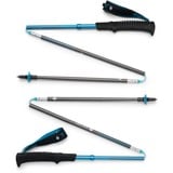 Black Diamond Trekkingstöcke Distance Carbon Z, Fitnessgerät anthrazit/blau, 1 Paar, 110 cm