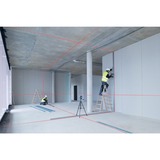 Bosch Professional Linienlaser GLL 3-80 C Professional, L-BOXX, Kreuzlinienlaser blau/schwarz, mit roten Laserlinien, Li-Ionen Akku 2,0Ah