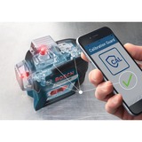 Bosch Professional Linienlaser GLL 3-80 C Professional, L-BOXX, Kreuzlinienlaser blau/schwarz, mit roten Laserlinien, Li-Ionen Akku 2,0Ah