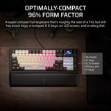 Corsair Vanguard 96, Gaming-Tastatur schwarz/weiß, DE-Layout, Corsair MLX Plasma