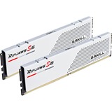 G.Skill DIMM 32 GB DDR5-5200 (2x 16 GB) Dual-Kit, Arbeitsspeicher weiß, F5-5200J3636C16GX2-RS5W, Ripjaws S5, INTEL XMP