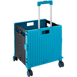 Hazet SHOPPING KART mit HAZET Logo , Trolley hellblau/schwarz, klappbar, Teleskopgriff
