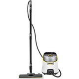 Kärcher Dampfreiniger SC 4 Deluxe Iron weiß/schwarz, 2.250 Watt, mit Bodenreinigungsset EasyFix und Dampfdruck-Bügeleisen