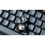 Keychron V1 Knob, Gaming-Tastatur schwarz/blaugrau, DE-Layout, Keychron K Pro Red, Hot-Swap, RGB, PBT