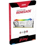 Kingston FURY DIMM 16 GB DDR5-6400  , Arbeitsspeicher weiß, KF564C32RWA-16, Renegade RGB, INTEL XMP