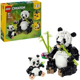 LEGO 31165 Creator 3-in-1 Wilde Tiere: Pandafamilie, Konstruktionsspielzeug 