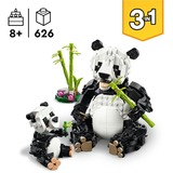 LEGO 31165 Creator 3-in-1 Wilde Tiere: Pandafamilie, Konstruktionsspielzeug 