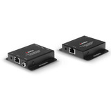 Lindy HDMI 4K30 Extender, HDMI Verlängerung schwarz, 70m, Cat.6, mit Power over Cable und Loop Out