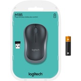Logitech Wireless Mouse M185, Maus blau, Retail