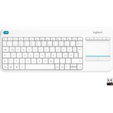 Logitech Wireless Touch Keyboard K400 Plus, Tastatur weiß, DE-Layout