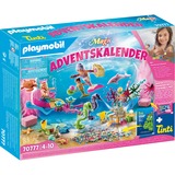 PLAYMOBIL 70777 Adventskalender "Badespaß Meerjungfrauen", Konstruktionsspielzeug