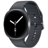 SAMSUNG Galaxy Watch8, Smartwatch dunkelgrau, 44 mm, LTE, Sport Band M/L