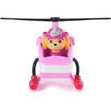 Spin Master Paw Patrol Fire Rescue - Skyes Rettungshubschraube, Spielfahrzeug mit Skye Hundefigur und Katzenfigur