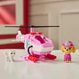 Spin Master Paw Patrol Fire Rescue - Skyes Rettungshubschraube, Spielfahrzeug mit Skye Hundefigur und Katzenfigur