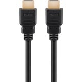 goobay Ultra High-Speed HDMI Kabel mit Ethernet, HDMI 2.1 schwarz, 3 Meter