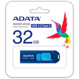 ADATA UC300 32 GB, USB-Stick dunkelblau/hellblau, USB-C 3.2 Gen 1