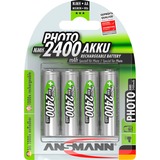Ansmann 2400mAh NiMh Photo, Akku silber