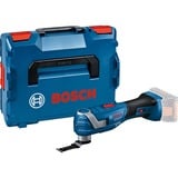 Bosch Akku-Multi-Cutter GOP 18V-34 Solo Professional, 18Volt, Multifunktions-Werkzeug blau/schwarz, ohne Akku und Ladegerät, L-BOXX + Zubehör-Box