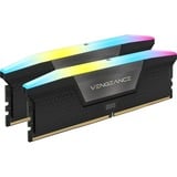 Corsair DIMM 32 GB DDR5-5200 (2x 16 GB) Dual-Kit, Arbeitsspeicher schwarz, CMH32GX5M2B5200C40, Vengeance RGB, INTEL XMP