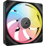 Corsair iCUE LINK LX140-R RGB PWM Reverse, Gehäuselüfter schwarz, 2er Pack, 140 mm