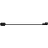 Corsair iCUE LINK Slim-Kabel, 200mm, 90° abgewinkelt schwarz, 2 Stück