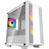 DeepCool CC360 WH ARGB, Tower-Gehäuse weiß, Tempered Glass