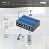 Digitus 4 Port Gigabit PoE Industrial, Unmanaged, Switch 