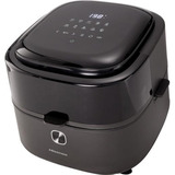 Hisense Heißluftfritteuse HAF1350DR schwarz, 1.350 Watt, Korb 6,7 Liter, mit Sichtfenster