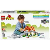 LEGO 10426 DUPLO Town Eisenbahnbrücke und Schienen - Erweiterungsset, Konstruktionsspielzeug 