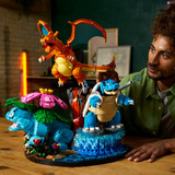 LEGO 72153 Pokémon Bisaflor, Glurak und Turtok, Konstruktionsspielzeug 